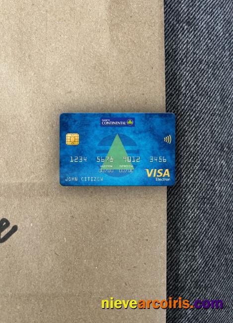 Paraguay Banco Continental S.A.E.C.A. bank visa electron card photolook